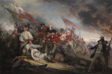 Die Schlacht von Bunkers Hill am 17. Juni 1775