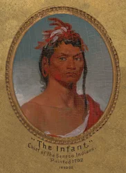 "Der Säugling," Häuptling der Seneca-Indianer