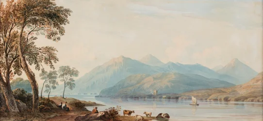 Glengary Loch, Datum unbekannt (Aquarell auf Papier)