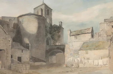 Befestigter Eingang zu einer walisischen Stadt, Osttor von Caernarvon