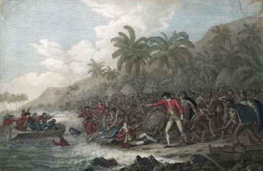 Der Tod von Kapitän James Cook am 14. Februar
