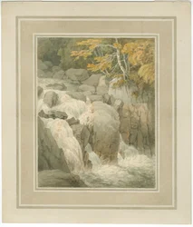 Fall des Braan von der Hermitage in Dunkeld