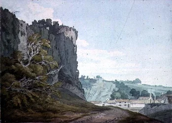 Teil von Chepstow Castle, Monmouthshire