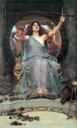 Circe reicht Odysseus den Becher
