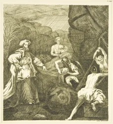 Hogarths Altarbild - Versiegelung des Grabes