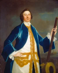 Unidentifizierter britischer Marineoffizier
