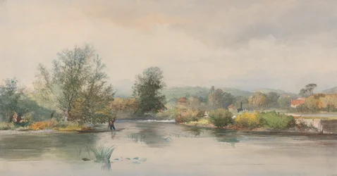 Punt auf einem Fluss