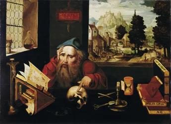 Heiliger Hieronymus in seiner Zelle, 1520er