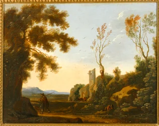 Landschaft mit Bäumen