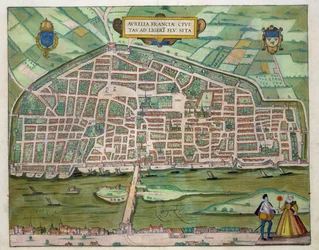 Karte von Aurelia, aus 