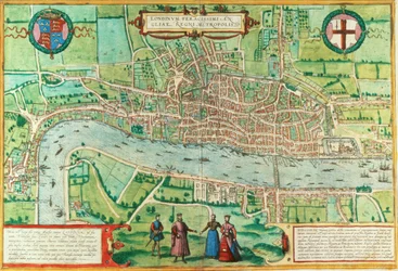 Karte von London, aus 
