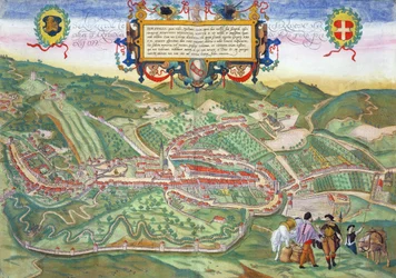 Karte von Serravalle, aus 