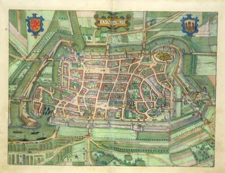 Karte von Lüneburg, aus 