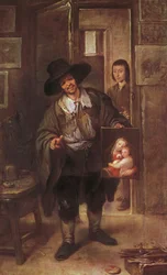 Studioszene, nach 1670