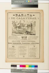 Plakat: Schädelverkauf, ca. 1890
