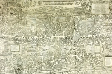 Ein Plan von Zürich, 1576