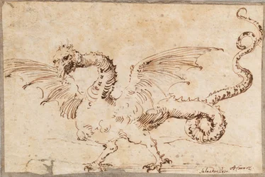 Studie eines Drachen, 1620er Jahre