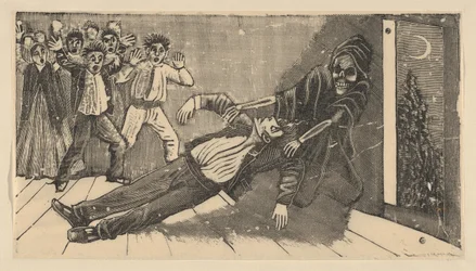 Die Erscheinung des Geistes von Don Juan Manuel vor Pachita la Alfajorera