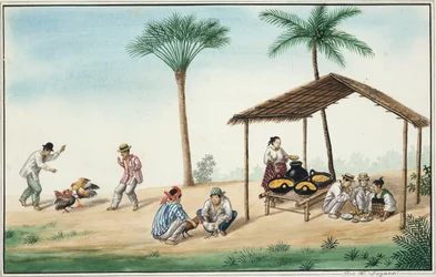 Manila und seine Umgebung: Ein Imbissstand auf einer Straße