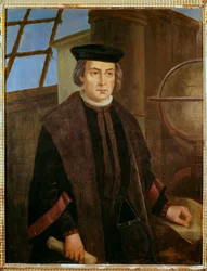 Porträt von Christoph Kolumbus (Christoph Kolumbus, Cristoforo Colombo)