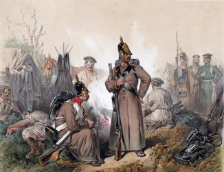 Eine Szene aus dem Unabhängigkeitskrieg in Ungarn 1849