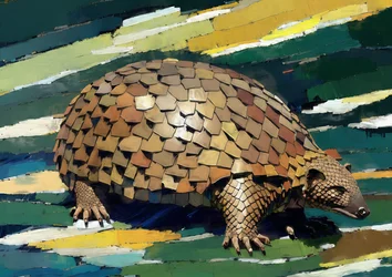 Tiere: Pangolin 1