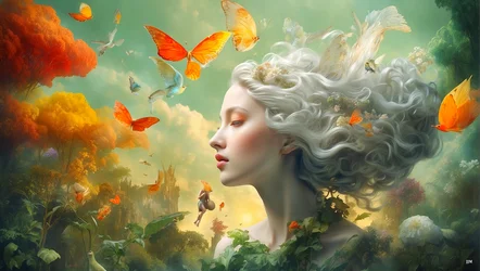 Traumhafte Szene - Weiß 05