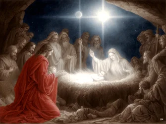 Jesus in der Krippe