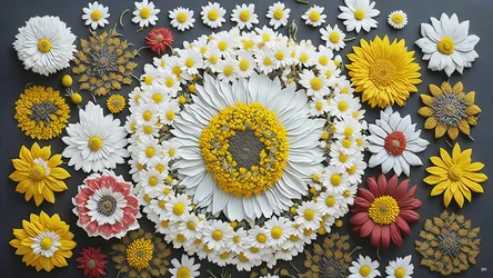 Mandala: Kamille-Matricaria-Elemente_01