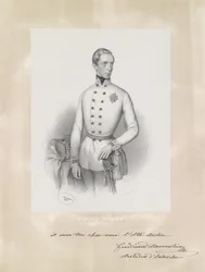 Porträt des jungen Erzherzogs Ferdinand Maximilian in Uniform