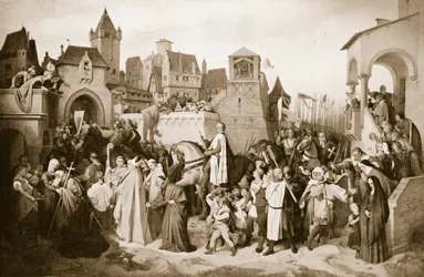 Leopold VI. betritt Wien, 1219