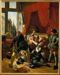 Eine Szene aus der Nacht des St. Bartholomäus