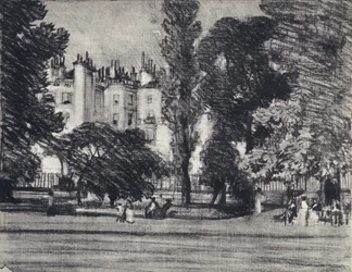 Park Lane, vom Park aus