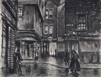 Verschwindendes London (Lithografie)