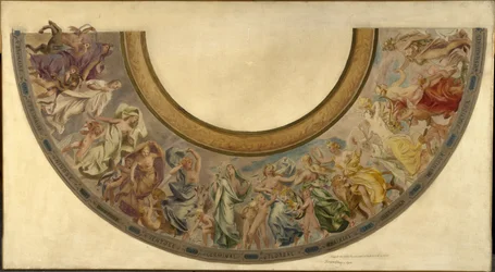 Skizze für die Festtreppe im Pariser Rathaus: Die republikanischen Monate