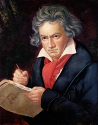 Ludwig van Beethoven (1770-1827) komponiert seine 