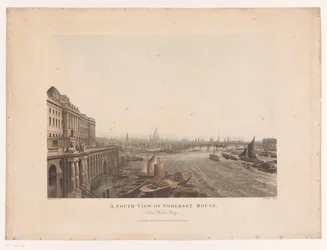 Ansicht von Somerset House und der Themse vom Süden