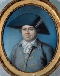 Porträt von Georges Cadoudal (1771-1804). Er ist einer der berühmtesten Chouans. Gemälde von Joseph Ducreux (1735-1802). 18. Jahrhundert. Orléans, Museum der Schönen Künste