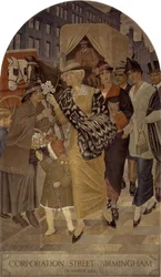 Corporation Street, Birmingham im März 1914