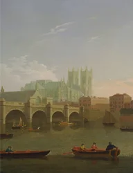 Westminster Abbey und Brücke