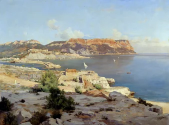 Blick auf die Bucht von Cassis