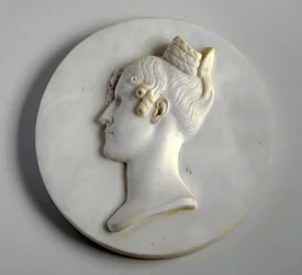 Medallion-Porträt von Mrs. Mary Brooke