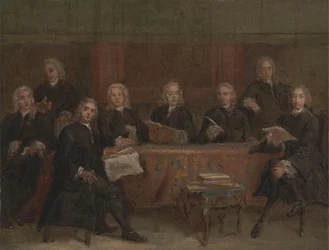 Studie für ein Gruppenporträt