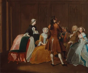 Die Familie Harlowe, aus Samuel Richardsons "Clarissa"