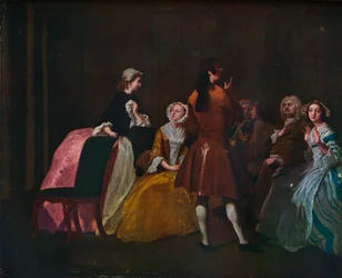 Die Familie Harlowe, aus Samuel Richardsons Clarissa, um 1745