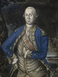 Seine Exzellenz George Washington Esquire, veröffentlicht 1776 (handkolorierte Gravur)
