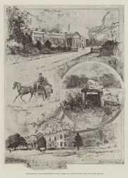 Mountstewart, Haus von Lord Londonderry, wo Mr. Balfour bei seinem Besuch in Belfast übernachtete