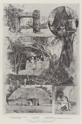 Szenen auf den Tonga-Inseln