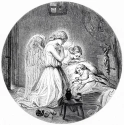 Das Flüstern des Engels (Stich)