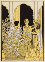Floire et Blancheflor (Farblithographie)
